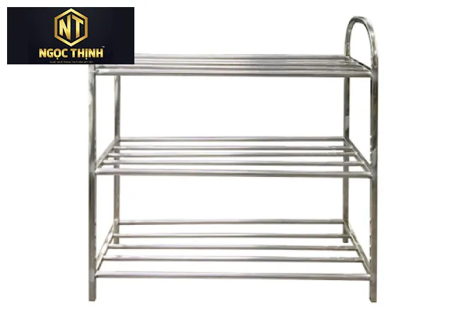 KỆ GIÀY INOX GIÁ RẺ LONG THÀNH